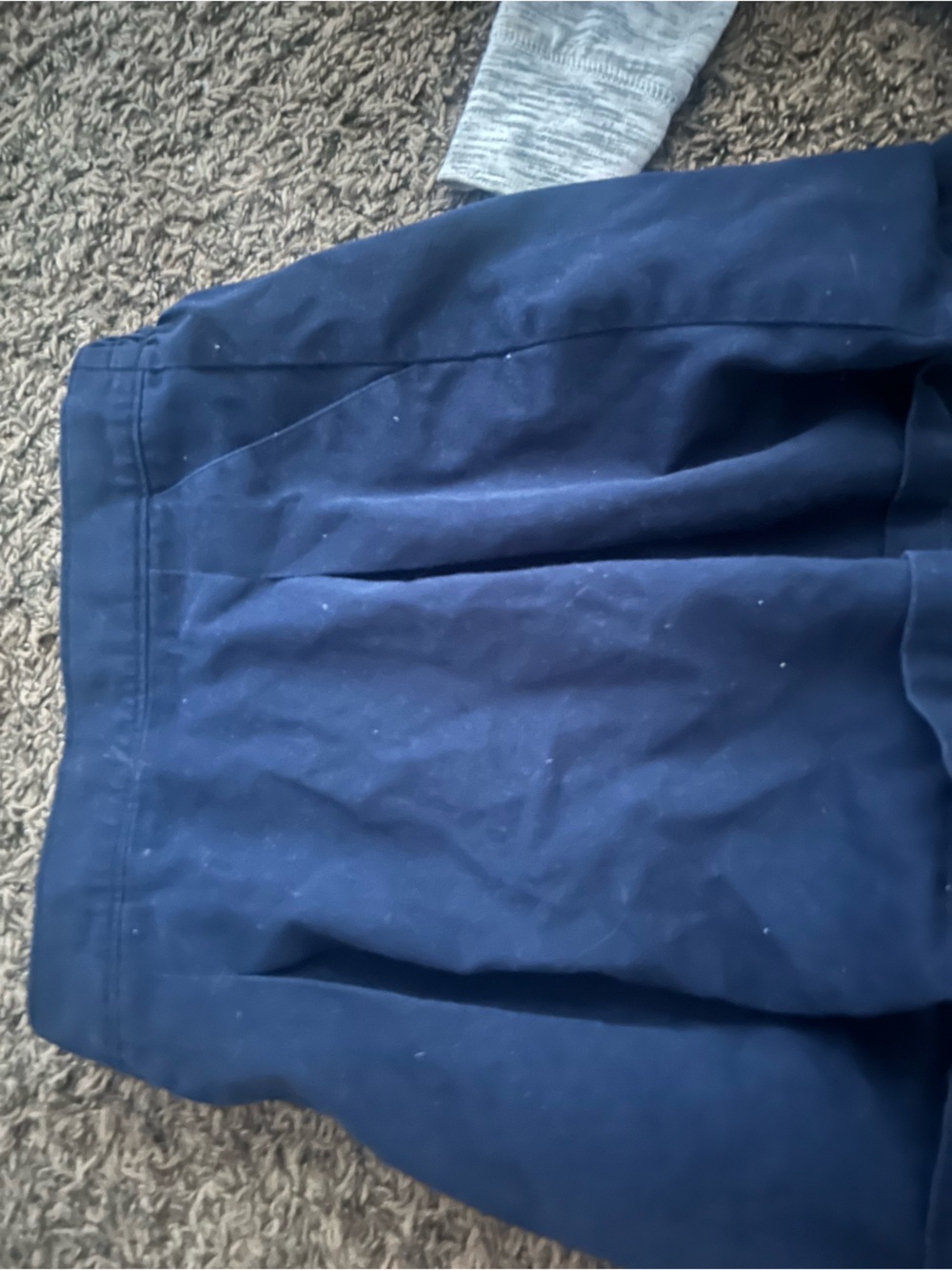 George Deep Navy Pull-On Skirt
